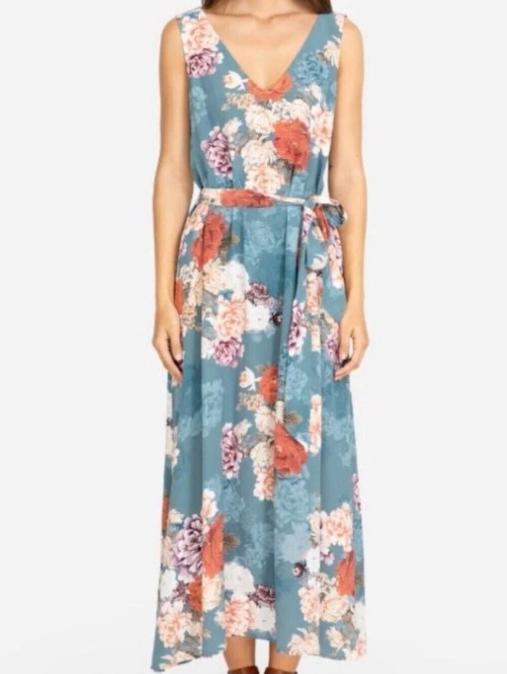 Johnny Was NWTs Geles V Neck Maxi Dress